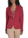 Tommy Hilfiger Women's One-button Blazer Clone In Red
