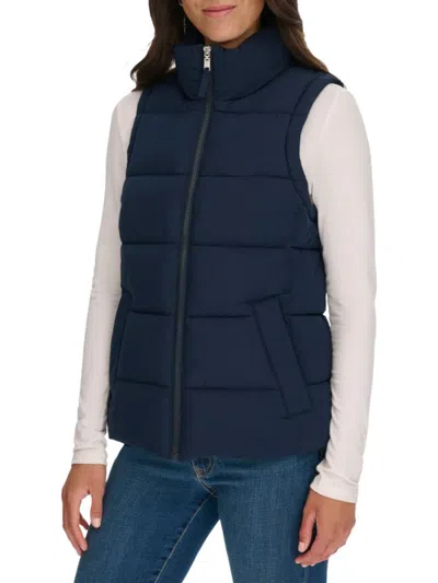 Tommy Hilfiger Women's Puffer Vest In Blue