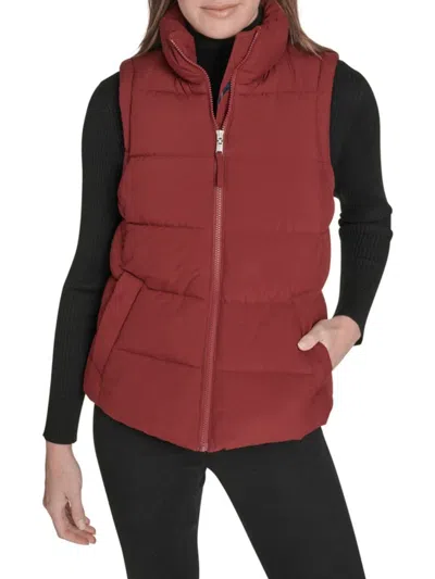 Tommy Hilfiger Women's Puffer Vest In Red
