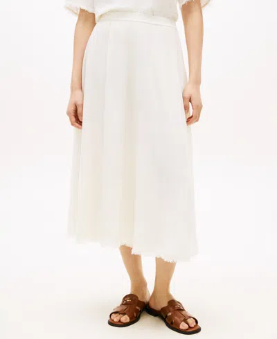 Tommy Hilfiger Women's Pull-on Midi Skirt In White