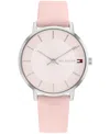 Tommy Hilfiger Women's Quartz Blush Leather Watch 34mm In Pink
