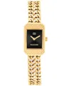 Tommy Hilfiger Women's Quartz Gold Tone Stainless Steel Bracelet Watch, 16mm In Gold