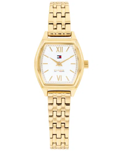 Tommy Hilfiger Women's Quartz Gold Tone Stainless Steel Bracelet Watch, 21.5 X 22mm
