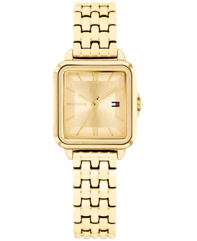 Tommy Hilfiger Women's Quartz Gold Tone Stainless Steel Bracelet Watch, 22.5mm