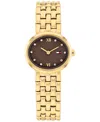 Tommy Hilfiger Women's Quartz Gold Tone Stainless Steel Bracelet Watch, 25mm In Gold