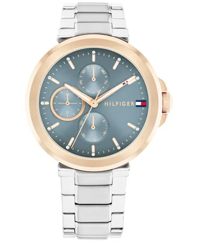 Tommy Hilfiger Women's Quartz Silver Stainless Steel Watch 38mm In Blue