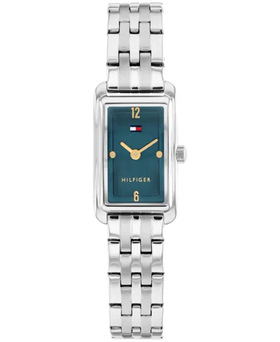 Tommy Hilfiger Women's Quartz Silver Tone Stainless Steel Bracelet Watch, 16mm In Metallic