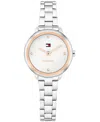 Tommy Hilfiger Women's Quartz Silver Tone Stainless Steel Bracelet Watch, 26mm
