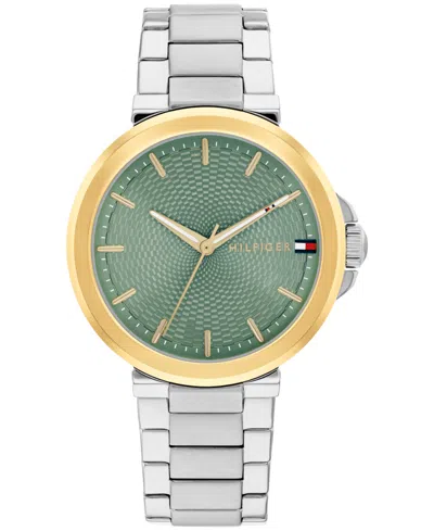 Tommy Hilfiger Women's Quartz Silver-tone Stainless Steel Bracelet Watch, 34mm