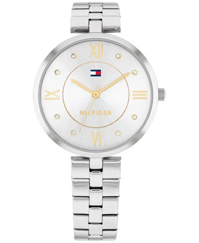 Tommy Hilfiger Women's Quartz Silver-tone Stainless Steel Watch 34mm