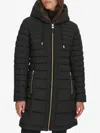 Tommy Hilfiger Women's Hooded Packable Puffer Coat In Black