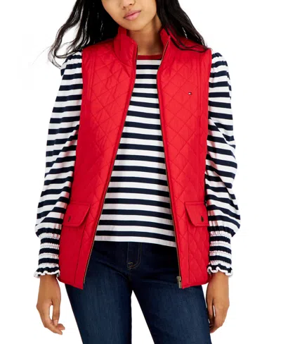 Tommy Hilfiger Women's Quilted Zip Front Vest