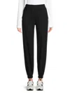 Tommy Hilfiger Women's Relaxed Fit Solid Joggers In Black