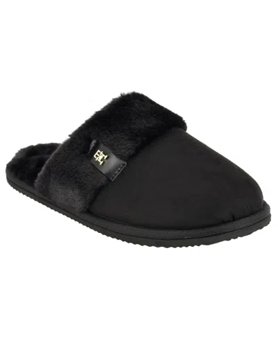 Tommy Hilfiger Women's Relica Slip-on Slippers In Black