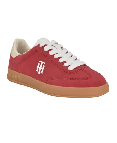 Tommy Hilfiger Women's Sarhli Lace-up Sneakers In Red