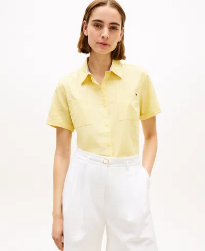 Tommy Hilfiger Women's Short-sleeve Shirt In Multi