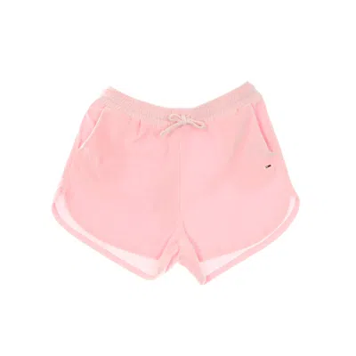 Tommy Hilfiger Women's Shorts Pastel Velor Shorts Romantic Pink