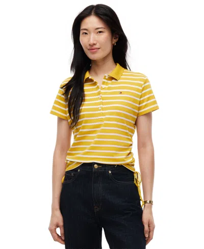 Tommy Hilfiger Women's Short-sleeve Polo Shirt In Yellow