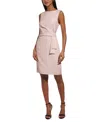 Tommy Hilfiger Women's Sleeveless Sheath Dress In Ballerina Pink