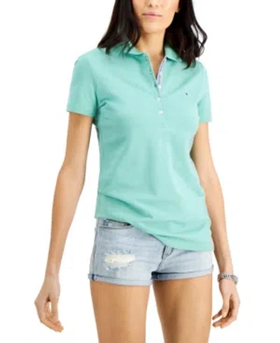 Tommy Hilfiger Polo Shirt In Creme De Menthe