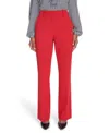 Tommy Hilfiger Women's Sutton Solid Bootcut Trousers In Red