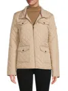 Tommy Hilfiger Women's Stand Collar Puffer Jacket In Khaki