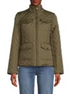 Tommy Hilfiger Women's Stand Collar Puffer Jacket In Thyme