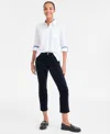 Tommy Hilfiger Women's Straight Corduroy Pants In Black