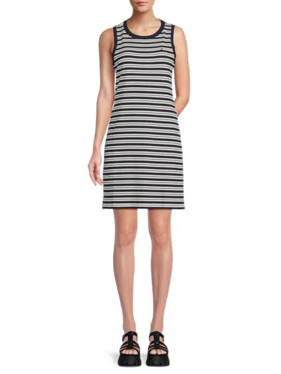 Tommy Hilfiger Women's Striped Cotton-blend Tank Minidress