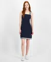 TOMMY HILFIGER WOMEN'S STRIPED-STRAP FRENCH TERRY SNEAKER DRESS