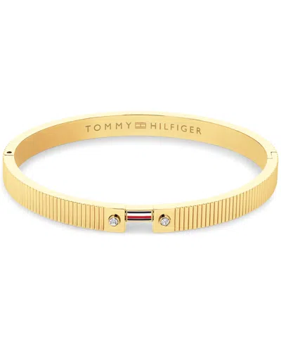 Tommy Hilfiger Women's Stripes Gold-plated Stainless Steel Bracelet