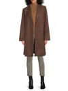 Tommy Hilfiger Women's Suede Open Front Jacket In Chicory