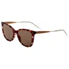 Tommy Hilfiger Women's 54mm Brown Sunglasses In Brown
