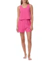 Tommy Hilfiger Women's Tank And Boxer Set In Pink
