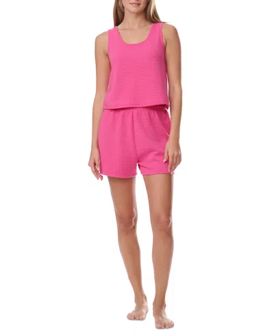 Tommy Hilfiger Women's Tank And Boxer Set In Pink