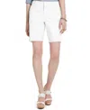 Tommy Hilfiger Women's Th Flex 9 Inch Hollywood Bermuda Shorts In White