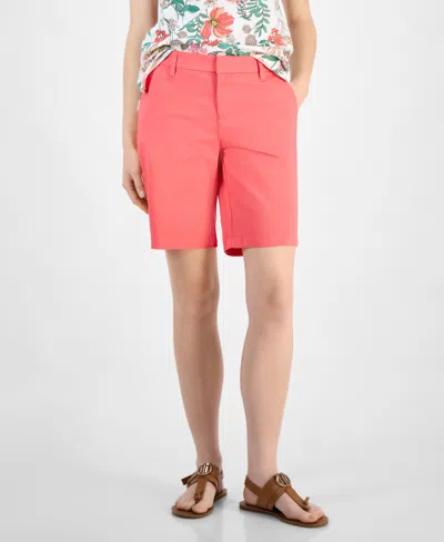 Tommy Hilfiger Women's Th Flex 9 Inch Hollywood Bermuda Shorts