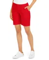 Tommy Hilfiger Th Flex Hollywood Bermuda Shorts In Scarlet