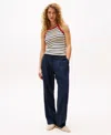 Tommy Hilfiger X Sofia Richie Grainge Sleeveless Knitted Top In Navy