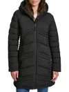 Tommy Hilfiger Women's Three-quarter Puffer Coat In Black
