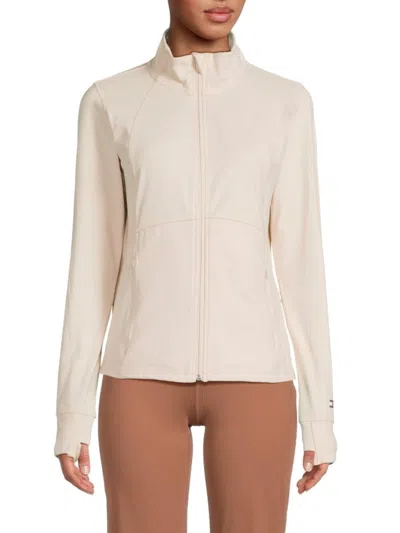 Tommy Hilfiger Women's Thumbole Active Zip Jacket In Black