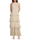 Tommy Hilfiger Women's Tiered Halter Maxi Dress