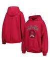 Tommy Hilfiger Women's  Cardinal Arizona Cardinals Becca Drop Shoulder Pullover Hoodie In Cardinal