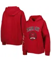 Tommy Hilfiger Women's  Red Tampa Bay Buccaneers Becca Drop Shoulder Pullover Hoodie In Red