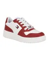 Tommy Hilfiger Twigye Womens Lace-up Faux Leather Casual And Fashion Sneakers In White,red