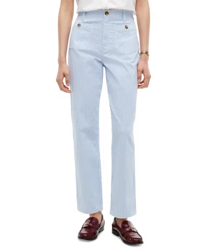 Tommy Hilfiger Women's Twill Patch Pocket Chinos Pants In Blue