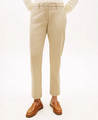 Tommy Hilfiger Women's Twill Slim Chino Pants In Neutral