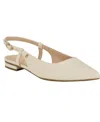 Tommy Hilfiger Women's Vamina Slingback Flats In Ivory