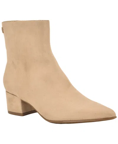 Tommy Hilfiger Women's Wendzy Block Heel Booties In Neutral