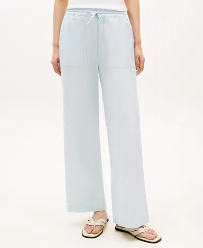 Tommy Hilfiger Women's Wide-leg Pull-on Pants In Blue